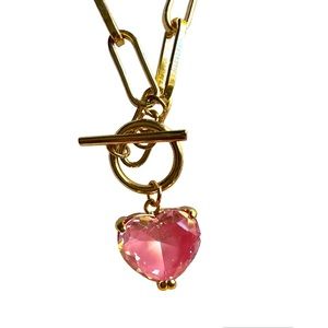 Bella Jack Crystal Heart Necklace